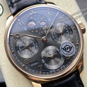 APS Factory IWC Portuguese IW503404 Replica – 44.2mm Red Gold Perpetual Calendar Watch