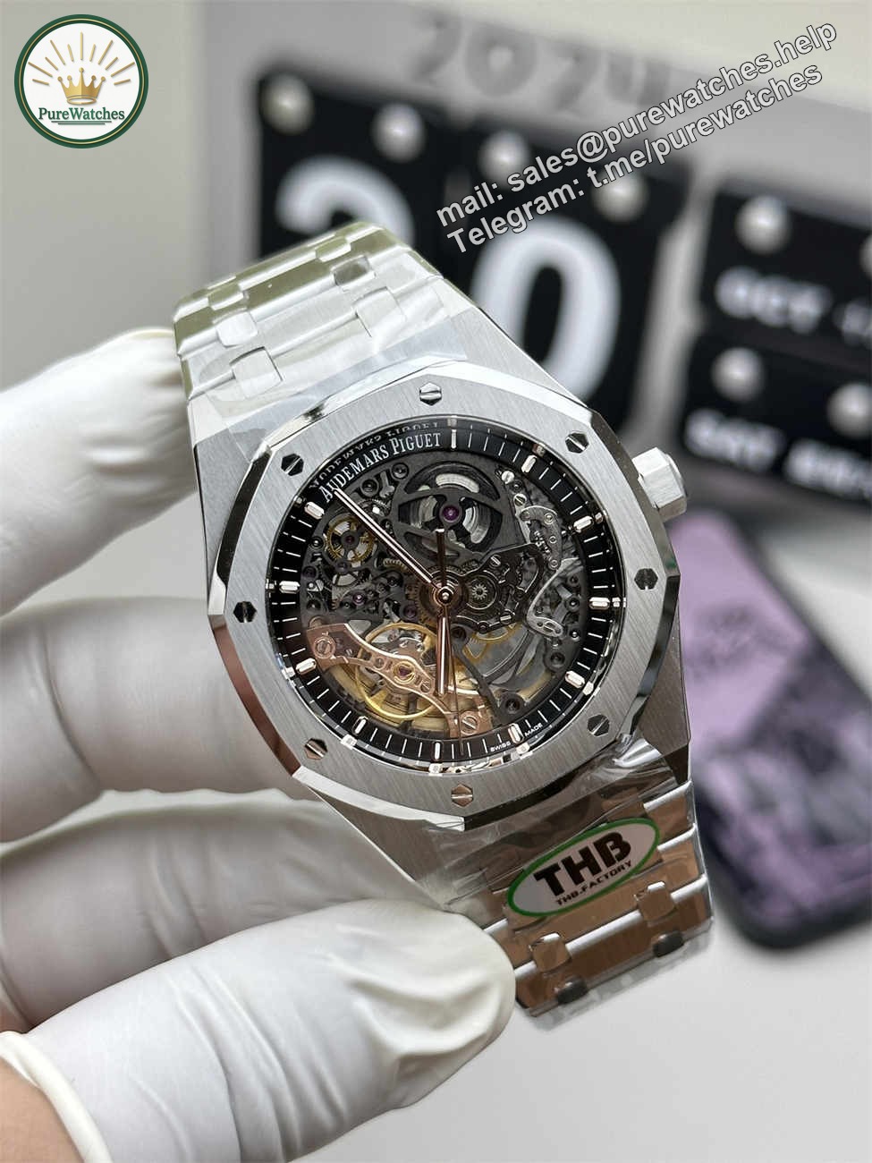 Audemars Piguet 15407 Replica – Royal Oak Double Balance Wheel Openworked 41mm Super Clone - Image 2