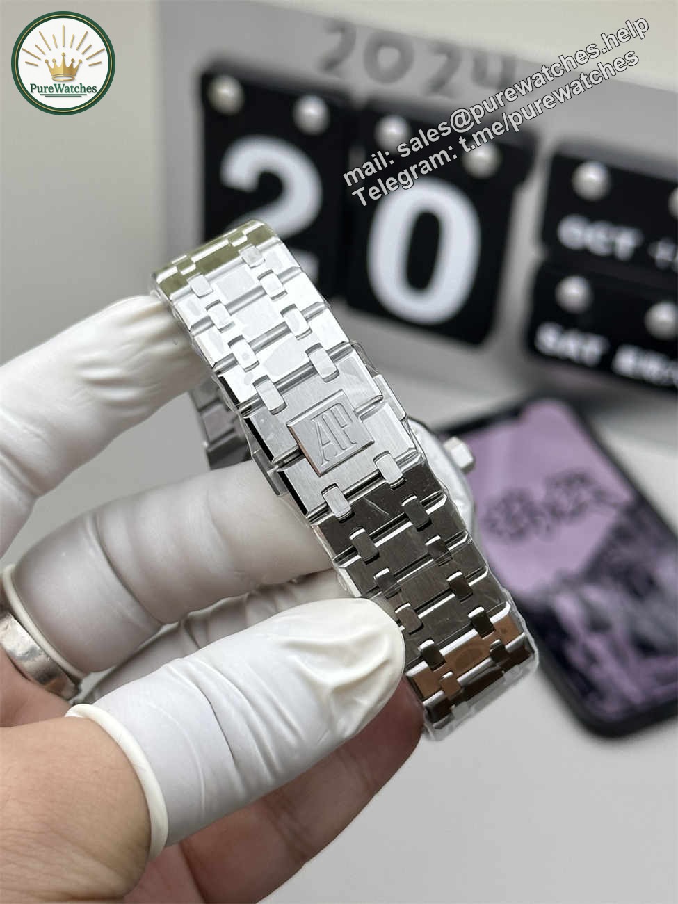Audemars Piguet 15407 Replica – Royal Oak Double Balance Wheel Openworked 41mm Super Clone - Image 5