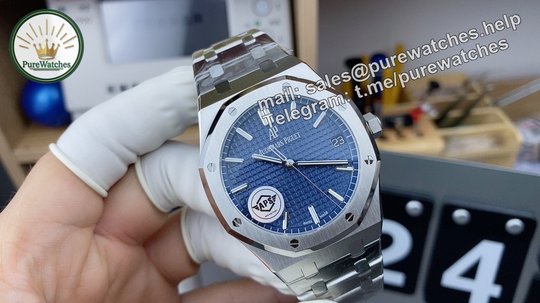 Audemars Piguet 15500 Blue – Premium APS Factory Royal Oak Replica