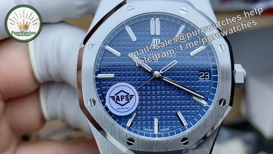 Audemars Piguet 15500 Blue – Premium APS Factory Royal Oak Replica - Image 2