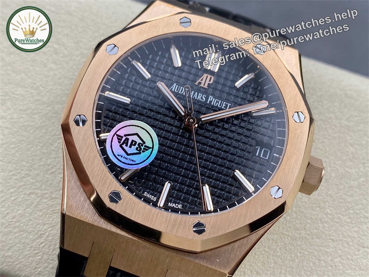 Audemars Piguet 15500 Replica – APS Factory Premium Royal Oak 15500OR Rose Gold Clone - Image 3