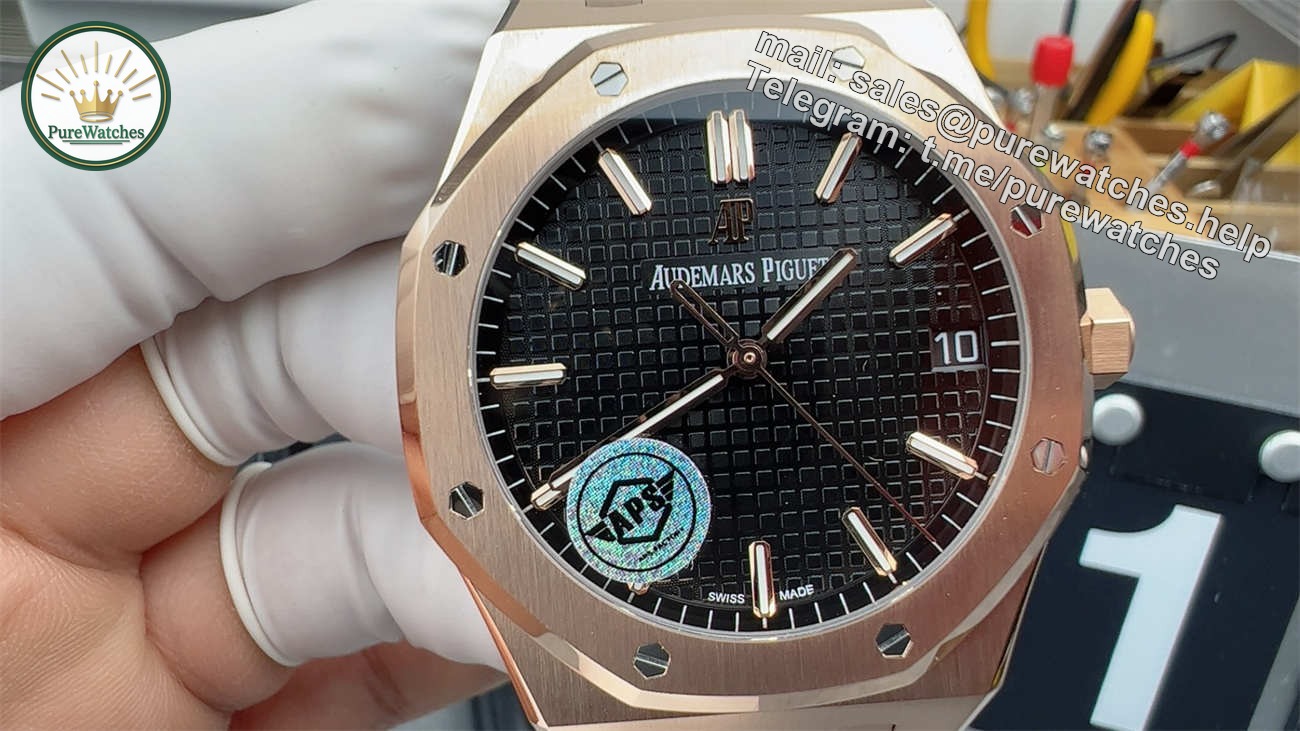 Audemars Piguet 15500 – Premium Royal Oak 41mm Rose Gold Automatic Watch - Image 3