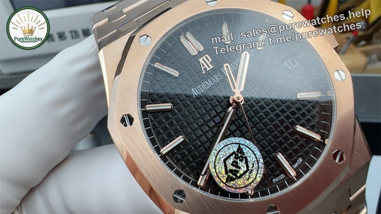 Audemars Piguet 15500 – Premium Royal Oak 41mm Rose Gold Automatic Watch - Image 4