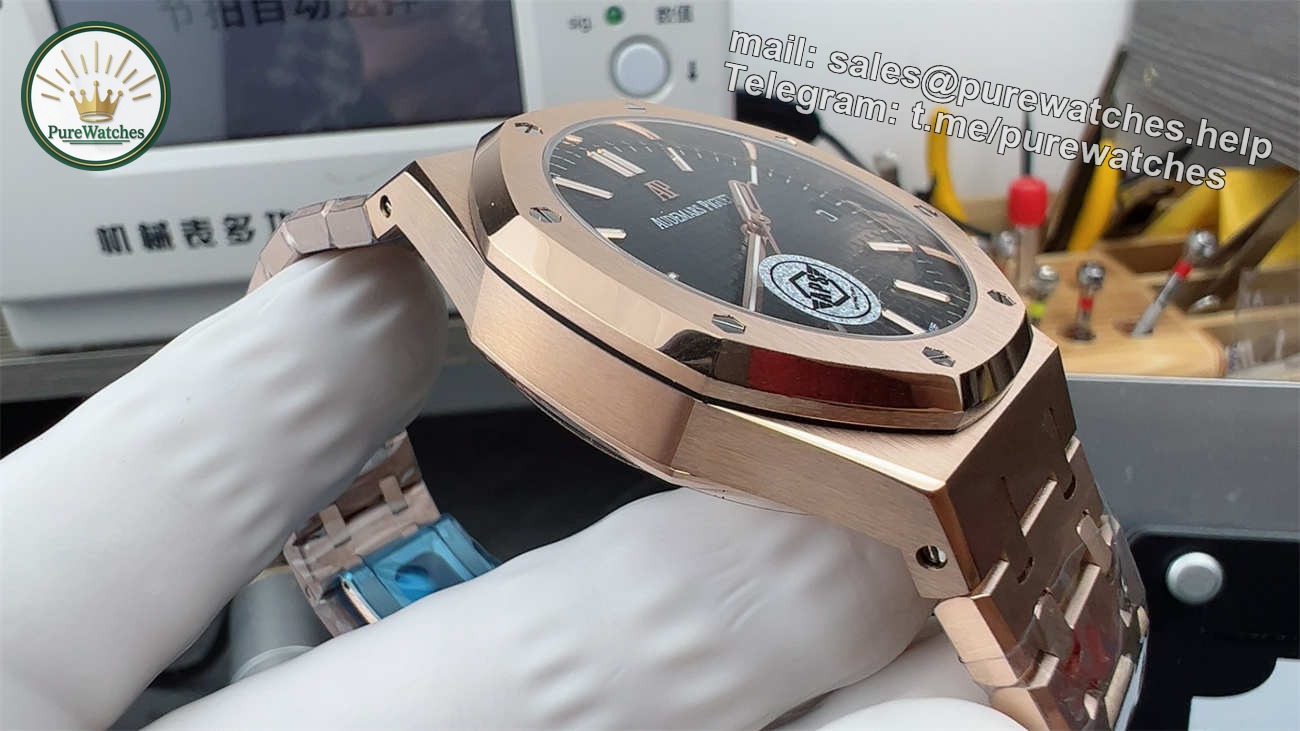 Audemars Piguet 15500 – Premium Royal Oak 41mm Rose Gold Automatic Watch - Image 5