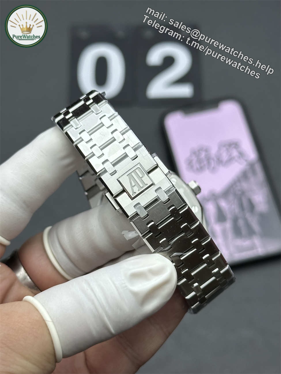 Audemars Piguet 15510 Grey – Royal Oak 41mm Stainless Steel Watch by APS Factory - Image 5