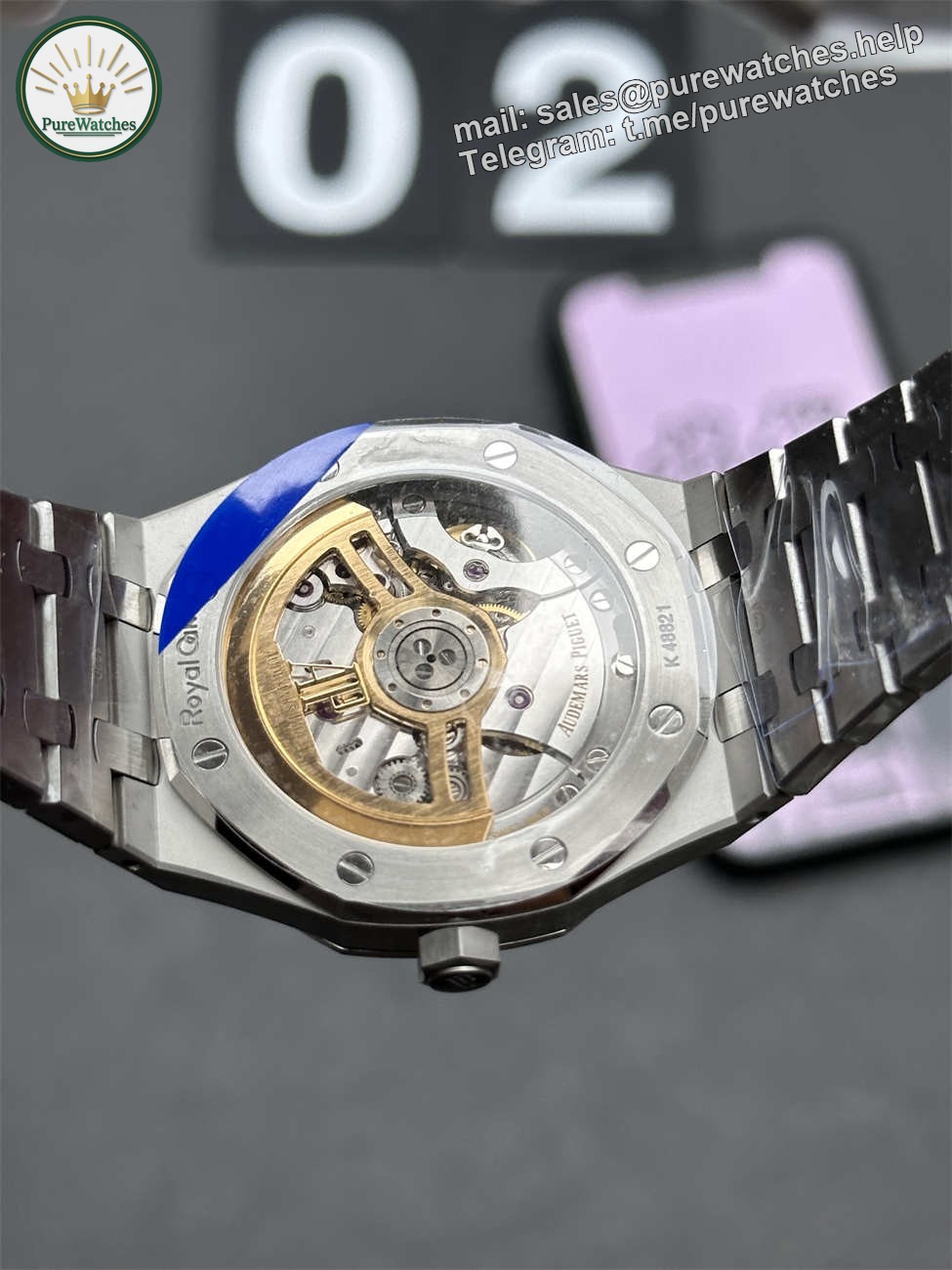 Audemars Piguet 15510 Grey – Royal Oak 41mm Stainless Steel Watch by APS Factory - Image 6