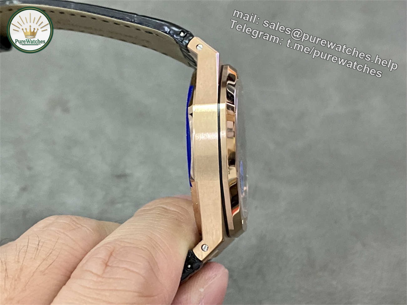APS Factory Audemars Piguet 15510 Rose Gold Edition – Royal Oak 41mm Black Dial - Image 5