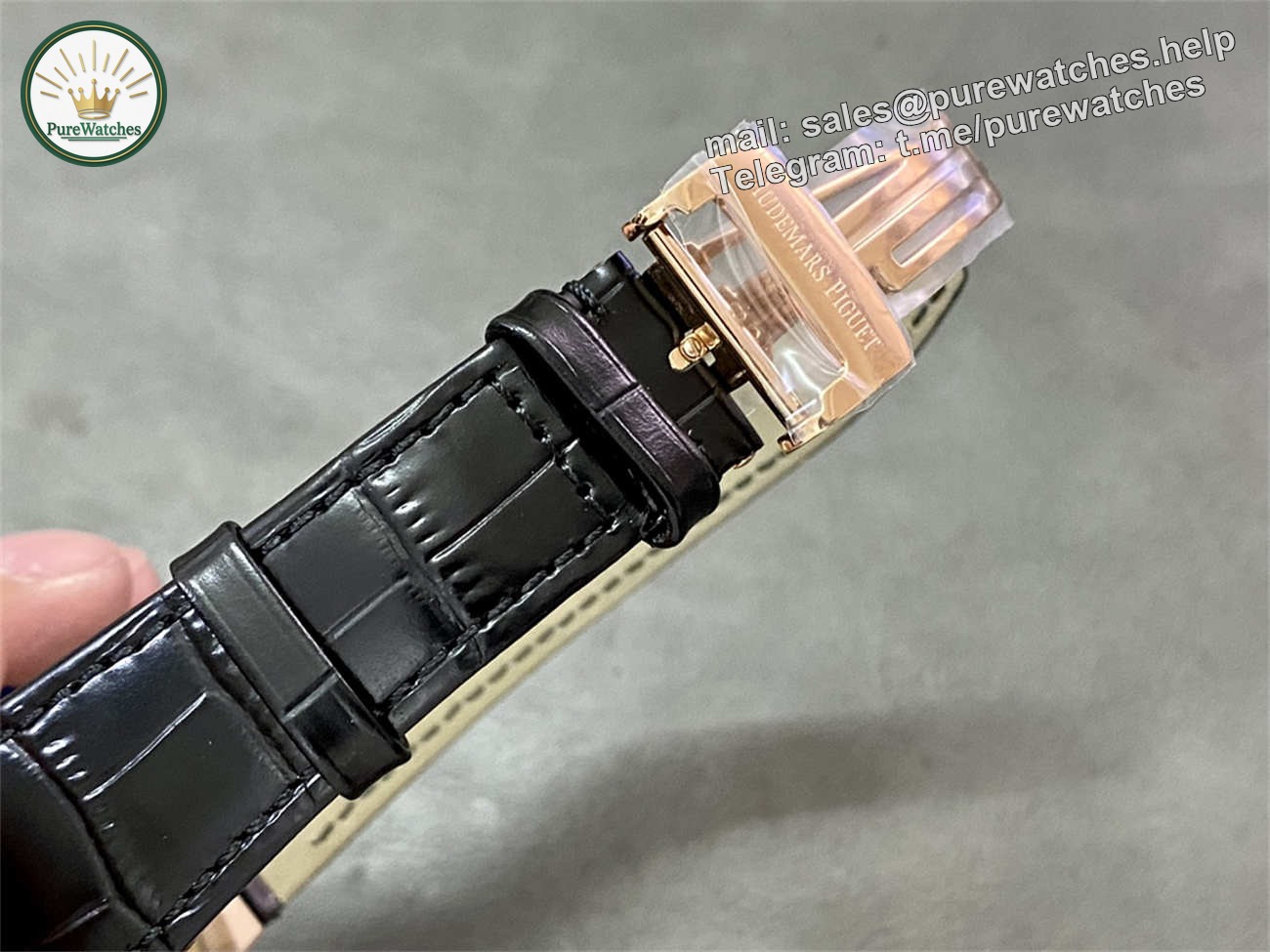 APS Factory Audemars Piguet 15510 Rose Gold Edition – Royal Oak 41mm Black Dial - Image 9