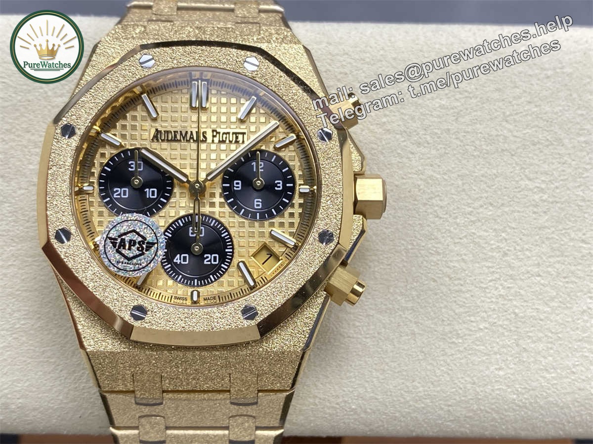 Audemars Piguet 26240 Replica �C APS Frosted Gold Royal Oak Chronograph