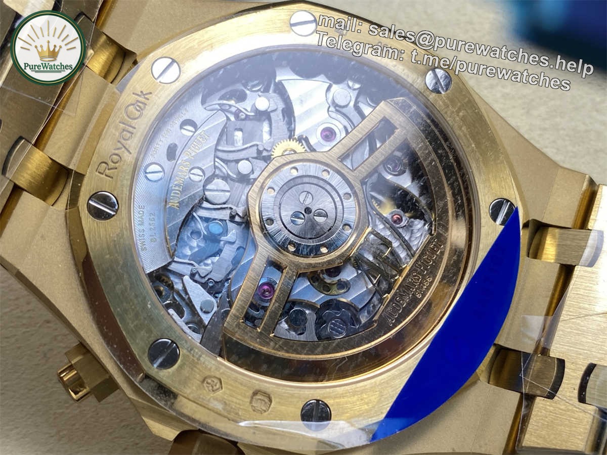 Audemars Piguet 26240 Replica �C APS Frosted Gold Royal Oak Chronograph - Image 8