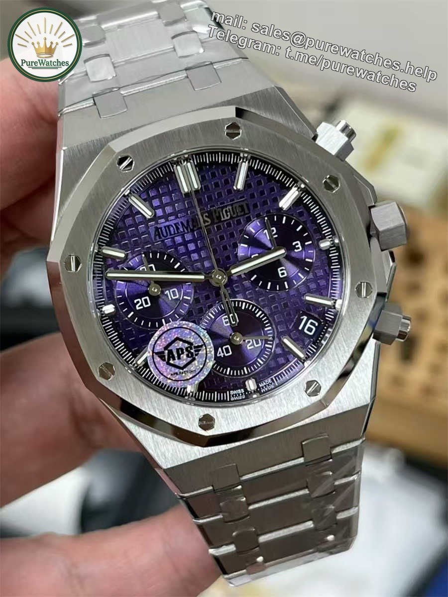 Audemars Piguet 26240BC Chronograph Replica �C APS Royal Oak 41mm White Gold - Image 3
