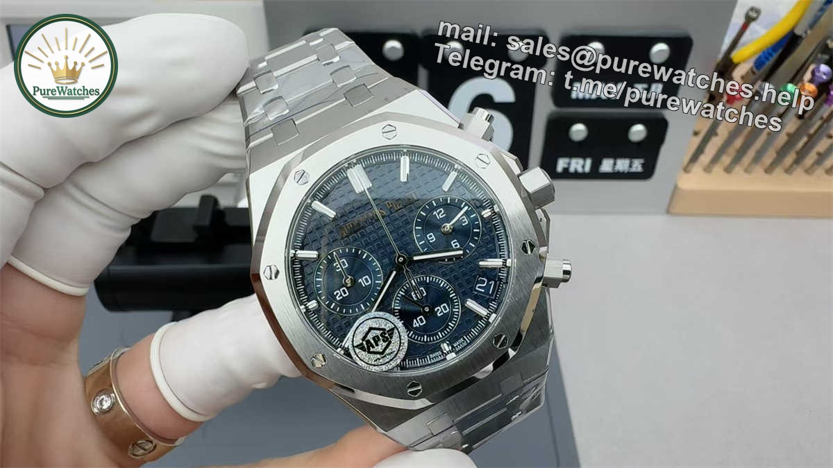 Audemars Piguet 26240ST Silver Dial Replica �C APS Royal Oak 41mm Chronograph - Image 2