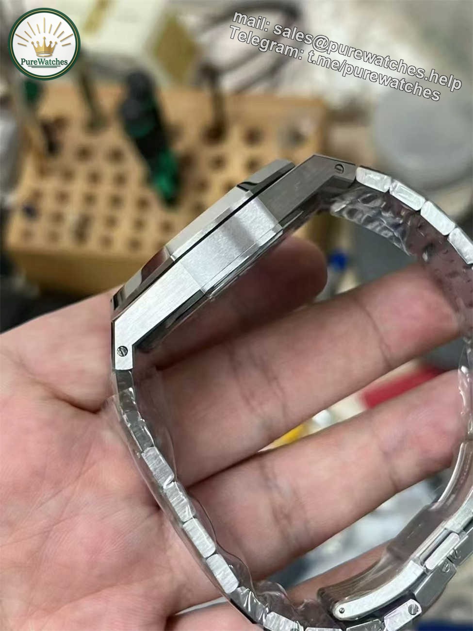 Audemars Piguet Royal Oak Chronograph Replica (APS Factory) – Panda Dial 26331 - Image 6