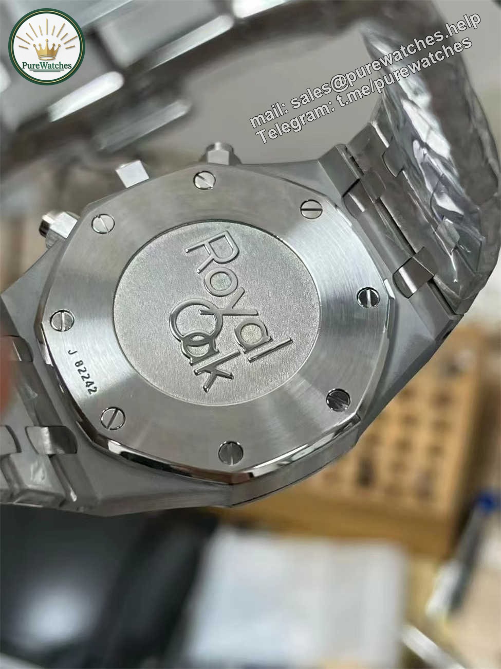 Audemars Piguet Royal Oak Chronograph Replica (APS Factory) – Panda Dial 26331 - Image 4