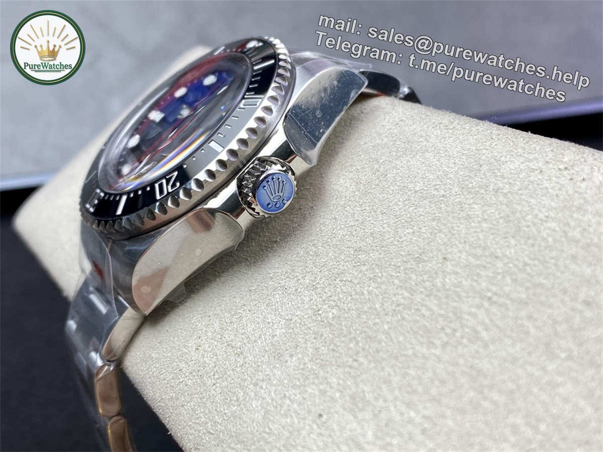 Blue Sea-Dweller Replica – Premium Gradient Blue Dial Diver Watch | 1:1 Super Clone - Image 7