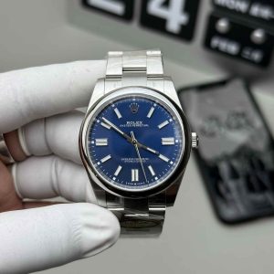 Clean Factory 124300-0003 Blue Dial Oyster Perpetual 41 Replica
