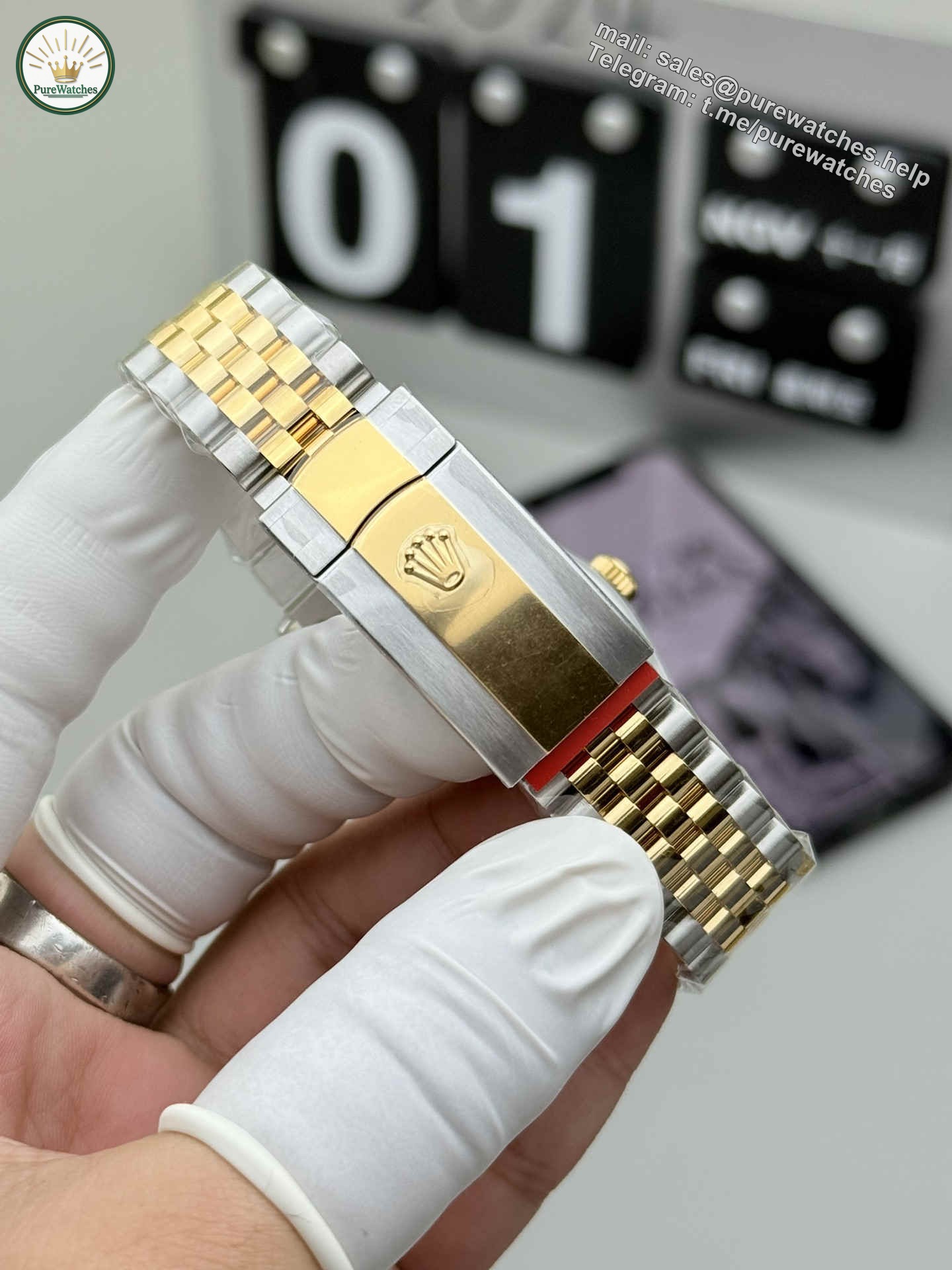 Clean Factory 126233-0017 Two-Tone Datejust 36 Replica - Image 4