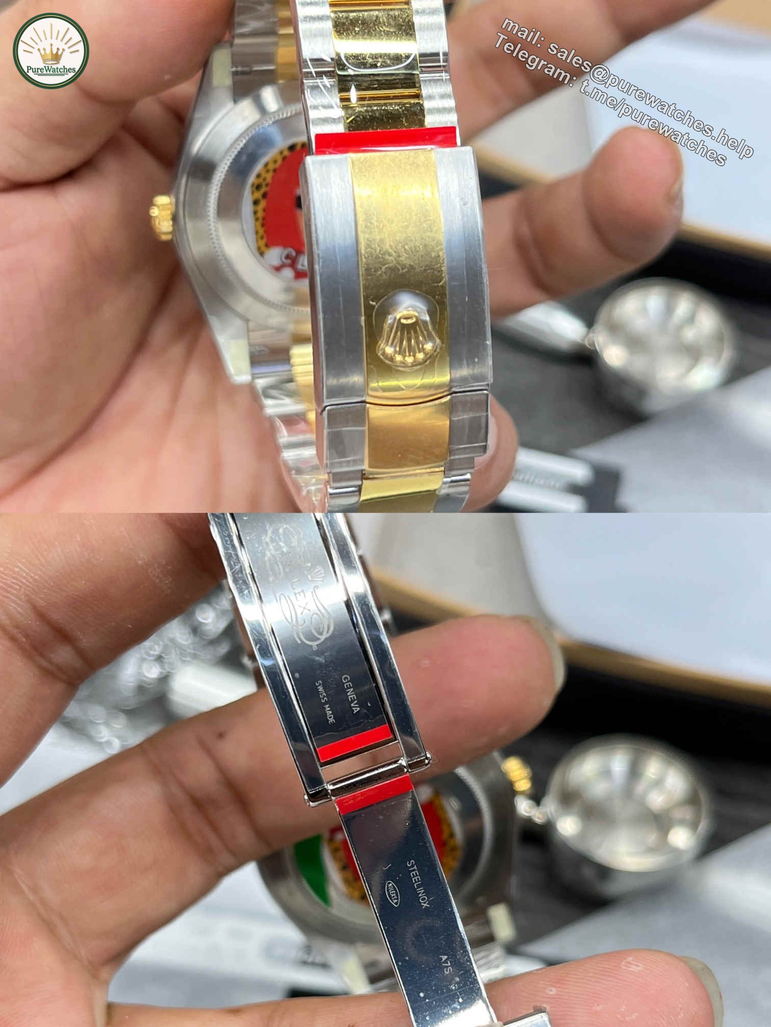 Clean Factory 126333-0013 Two-Tone Datejust 41 Replica - Image 6