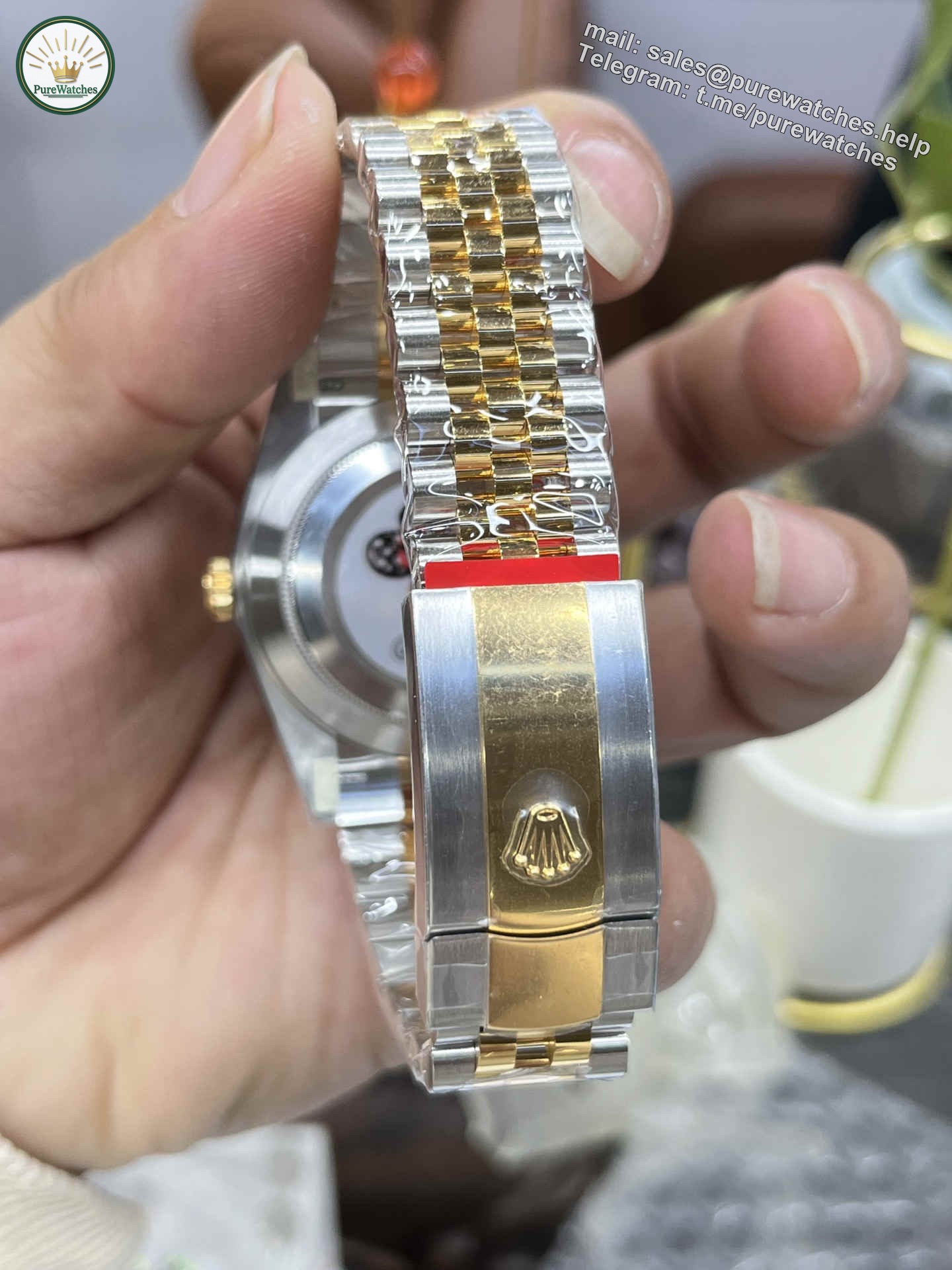 Clean Factory 126333-0019 – Two-Tone Datejust 41 Wimbledon Dial - Image 6