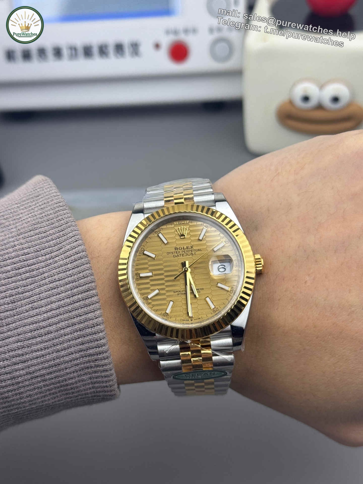 Clean Factory 126333-0022 Two-Tone Datejust 41 Replica - Image 2