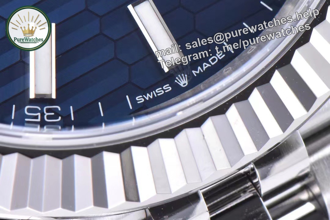 Clean Factory Datejust 126234-0049 – 36mm Blue Dial Super Clone - Image 4