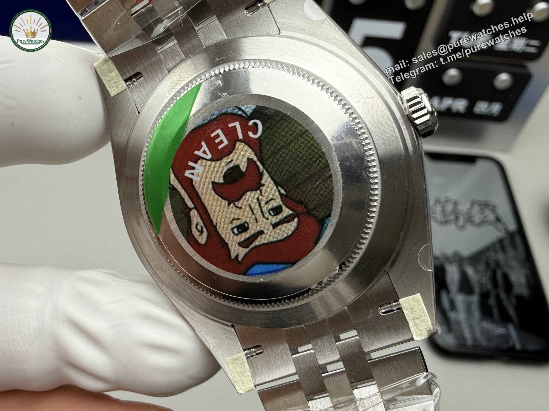 Clean Factory Datejust 41 126334 – MOP Dial with Moissanite Markers & Super Clone 3235 - Image 2