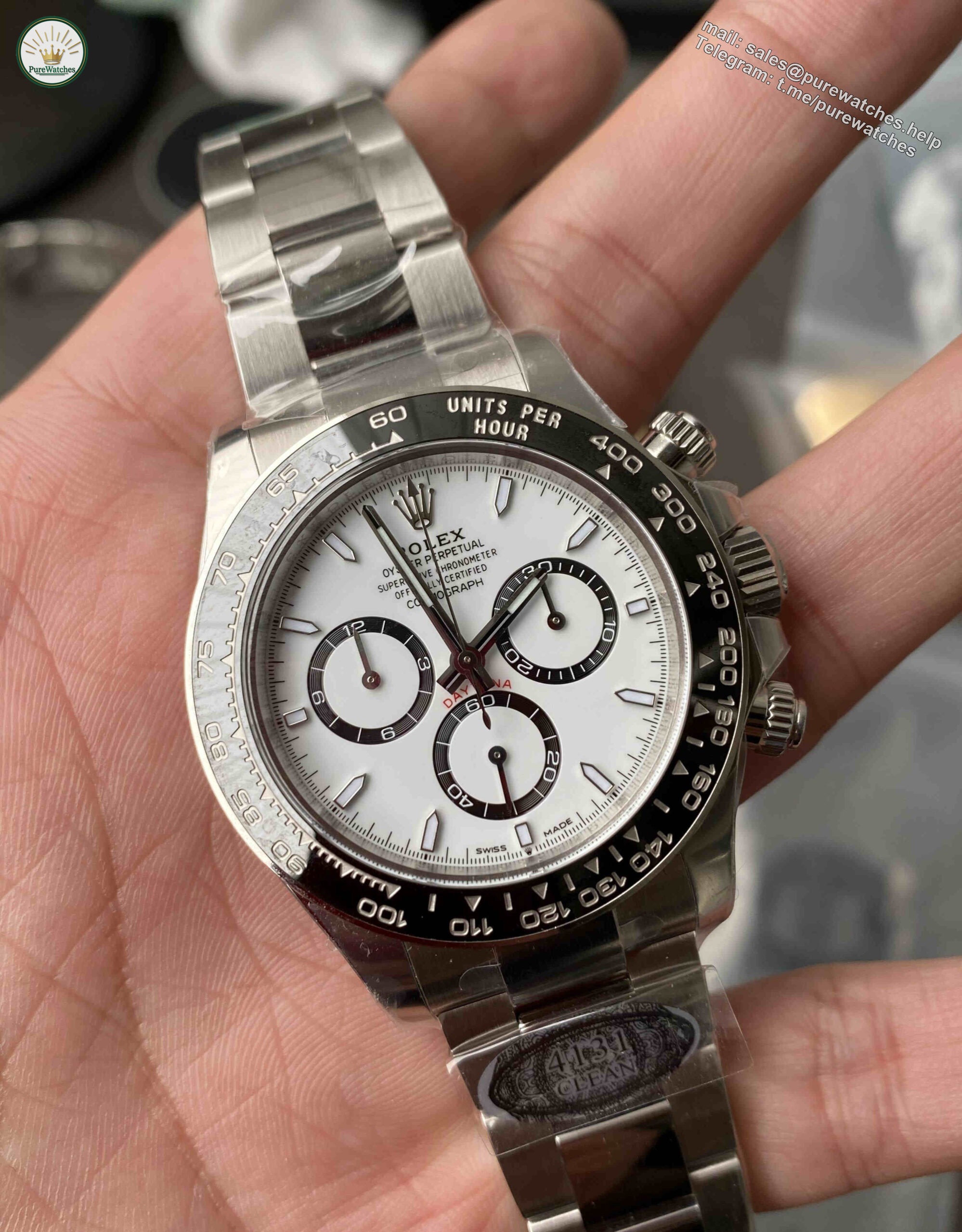 Clean Factory Daytona 126500 �C Latest 4131 Daytona Clone - Image 6