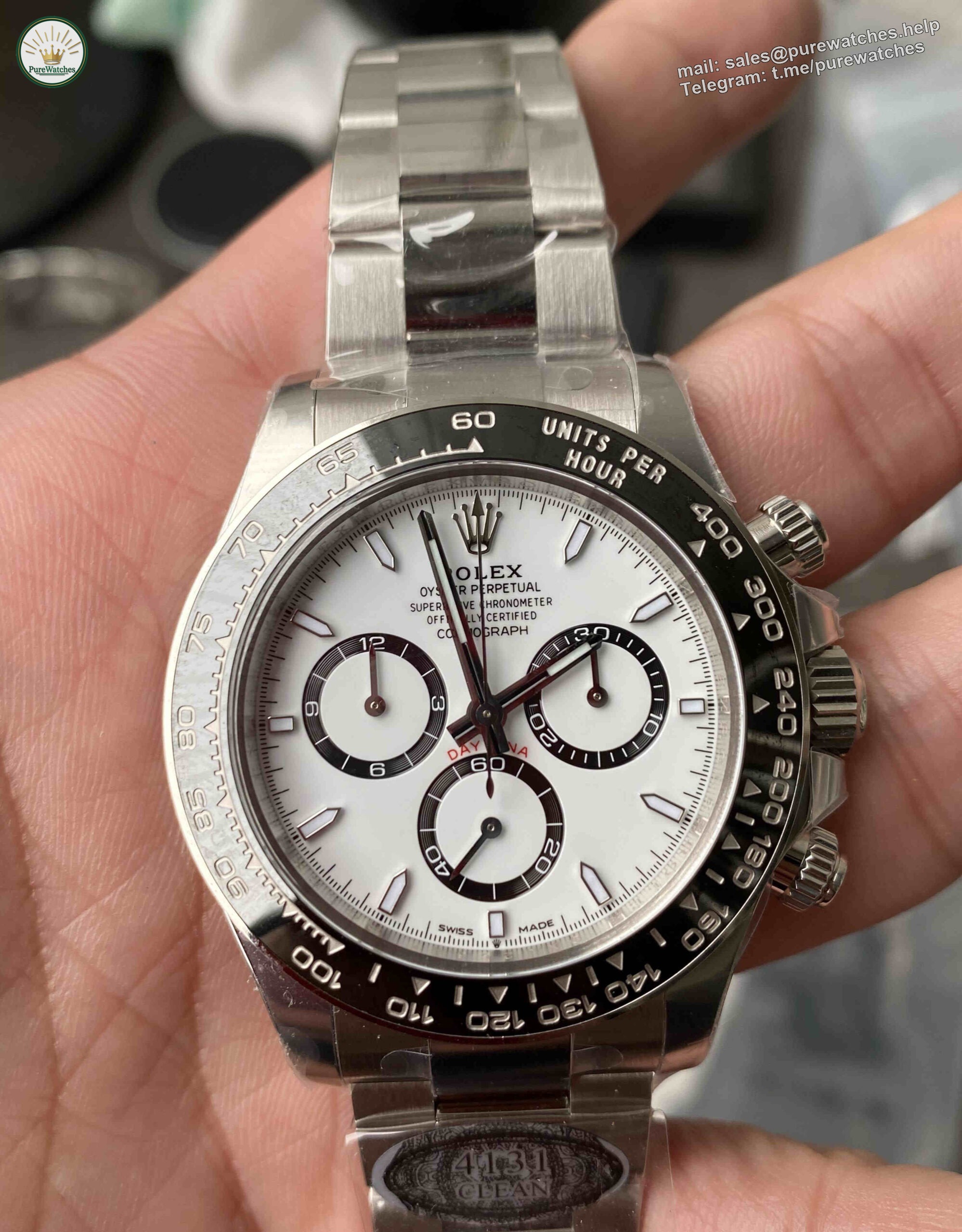 Clean Factory Daytona 126500 �C Latest 4131 Daytona Clone