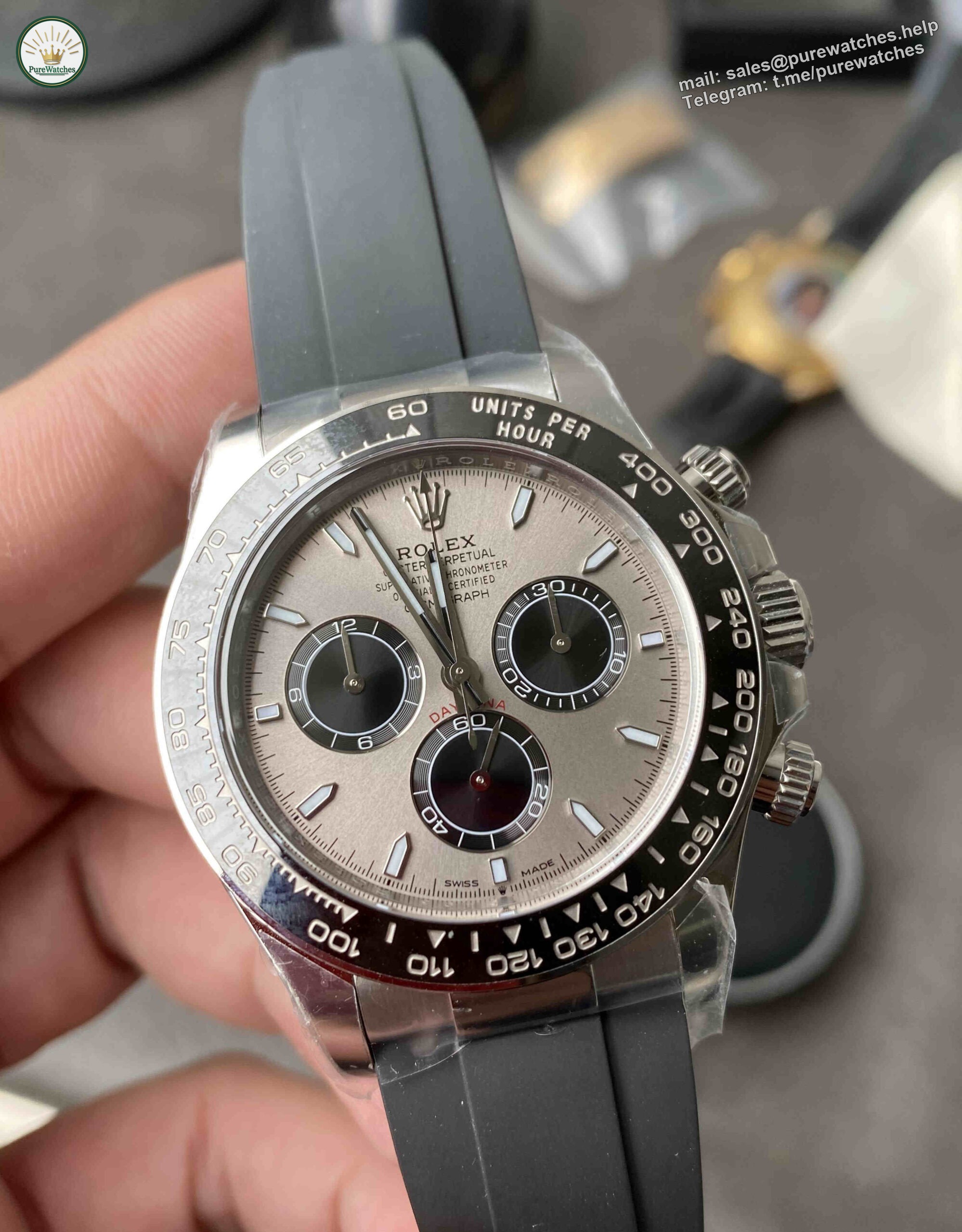 Clean Factory Daytona 126519 4131 �C Cement Grey Dial Daytona Clone