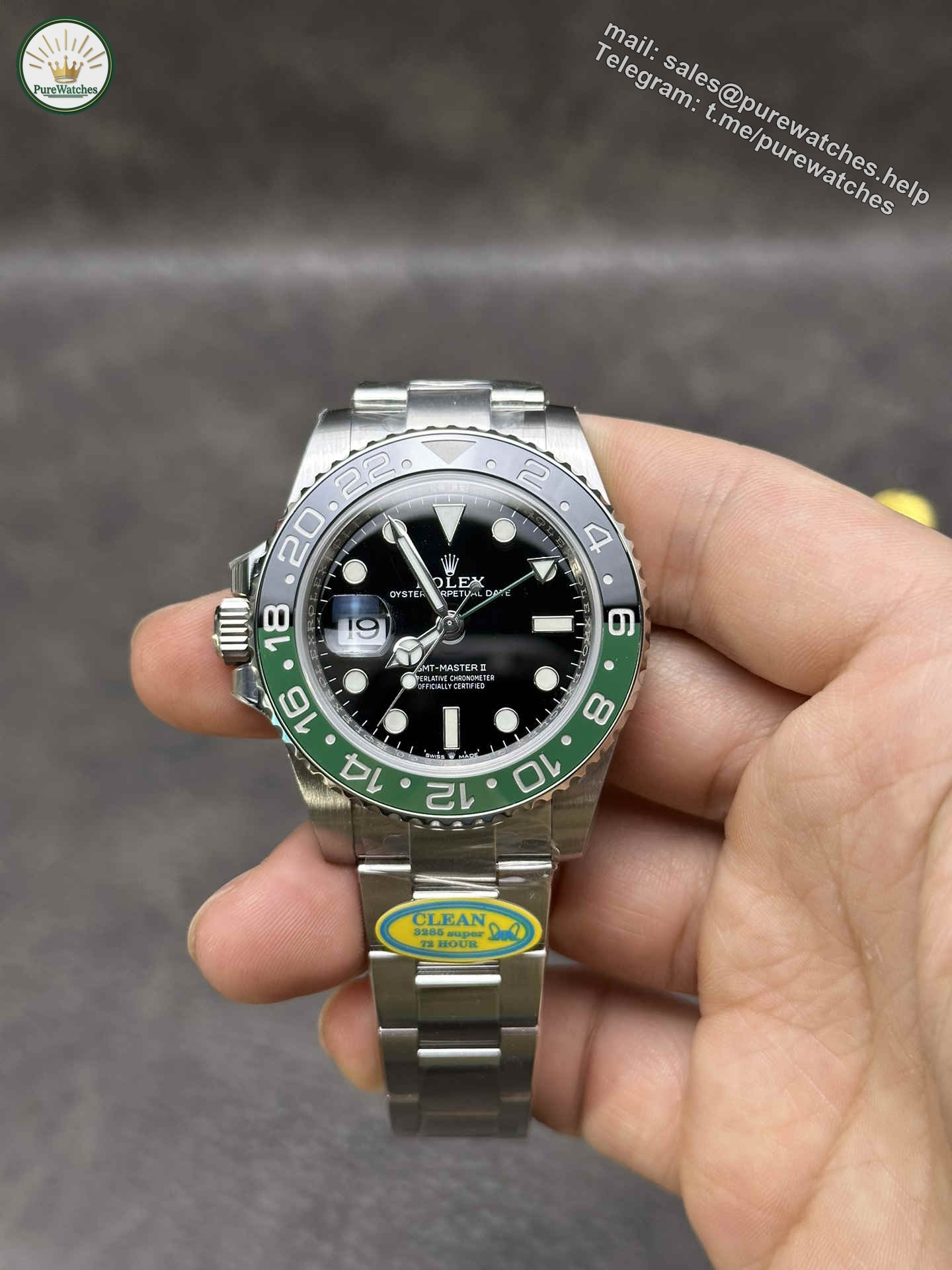 Clean Factory GMT Master II 126720VTNR ?C Premium Sprite Left-Handed 3285 Movement Replica