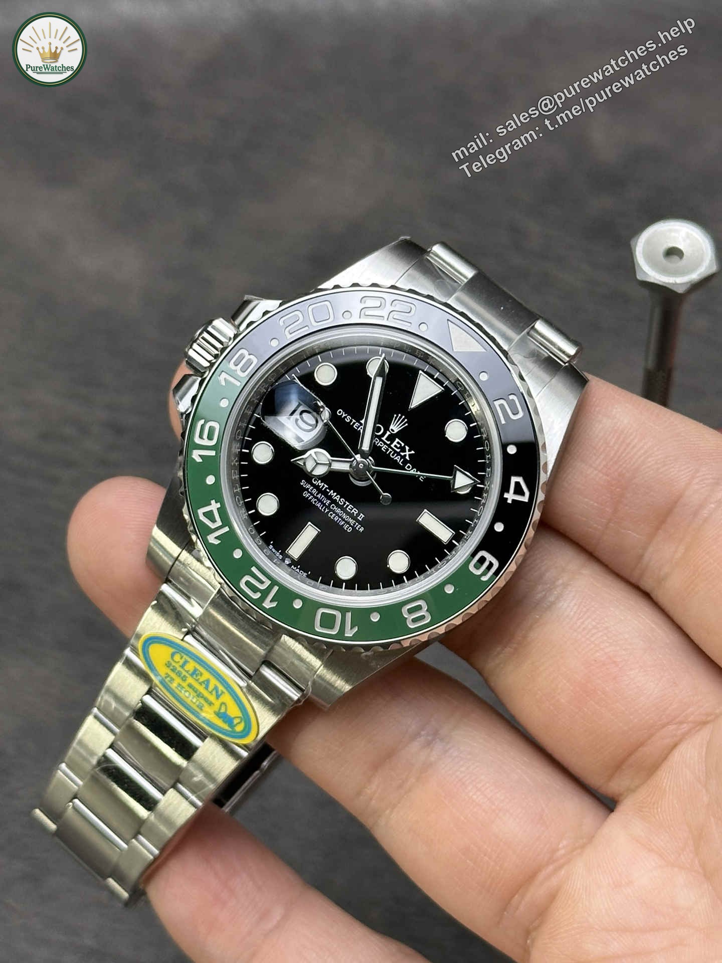 Clean Factory GMT Master II 126720VTNR ?C Premium Sprite Left-Handed 3285 Movement Replica - Image 4