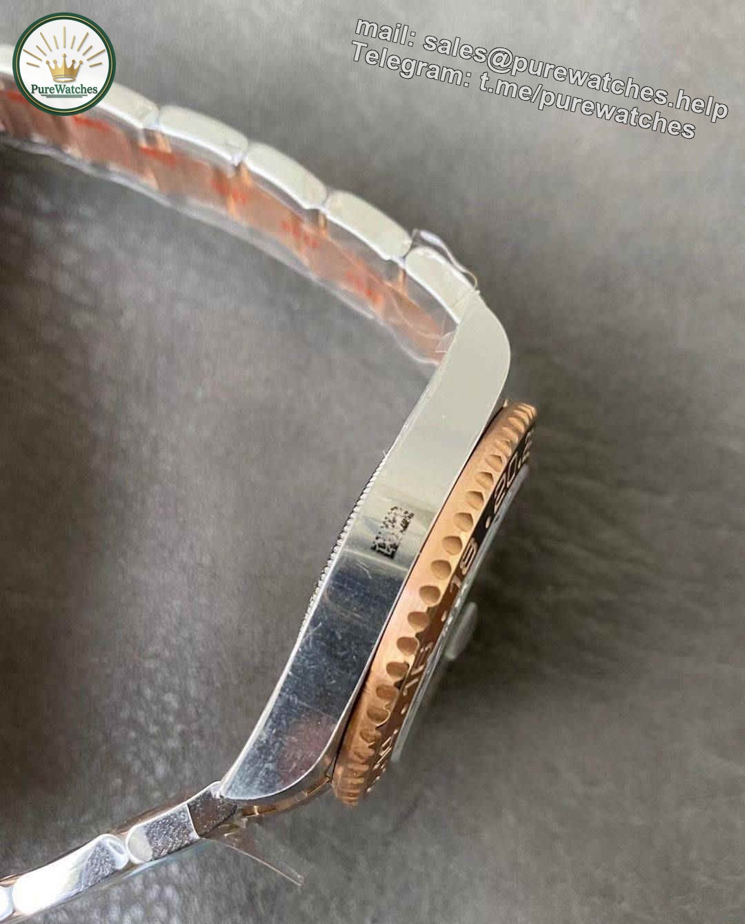 Clean Factory GMT Master II CHNR 3285 – Premium CHNR Two-Tone Bezel GMT Replica Watch - Image 6