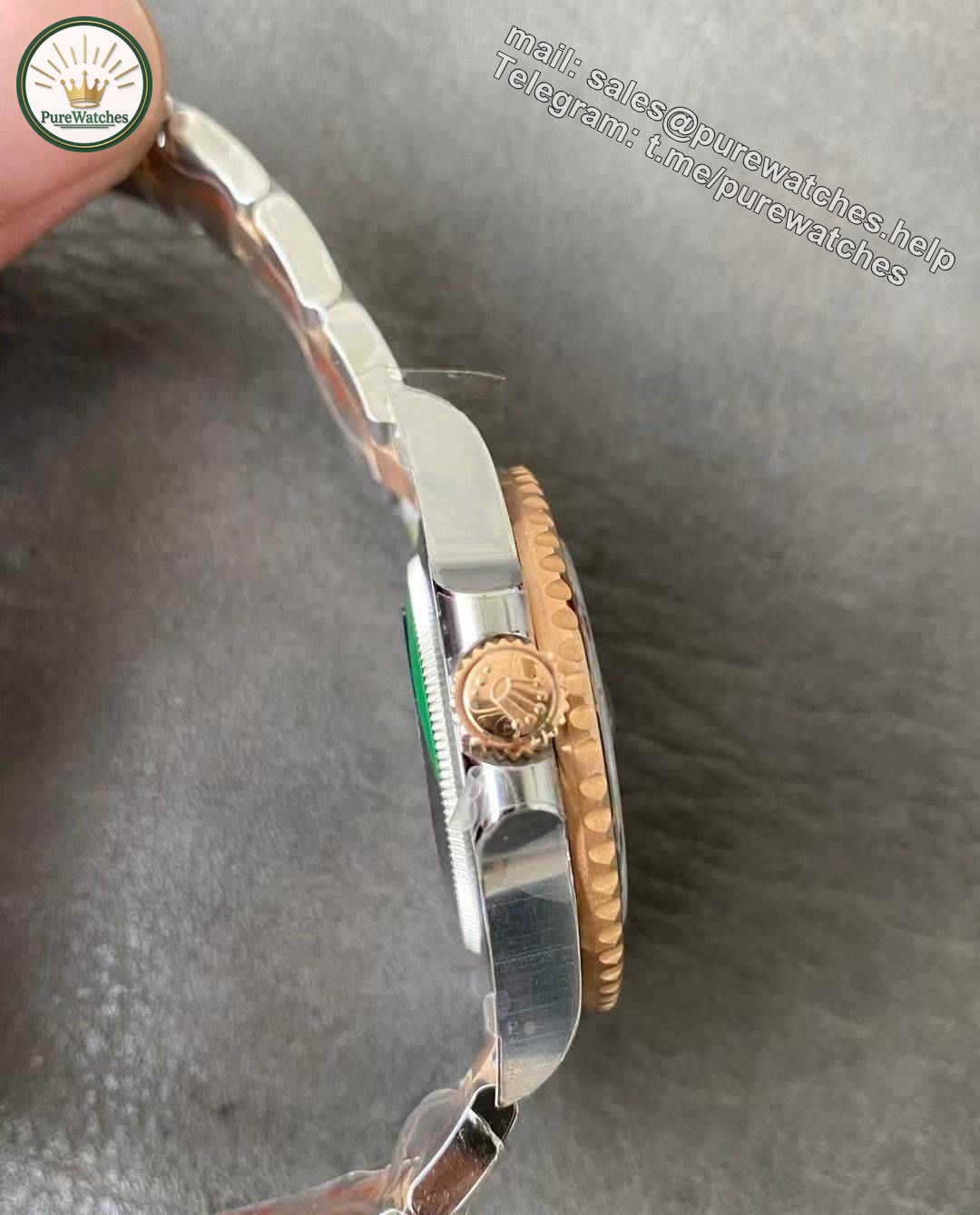 Clean Factory GMT Master II CHNR 3285 – Premium CHNR Two-Tone Bezel GMT Replica Watch - Image 5