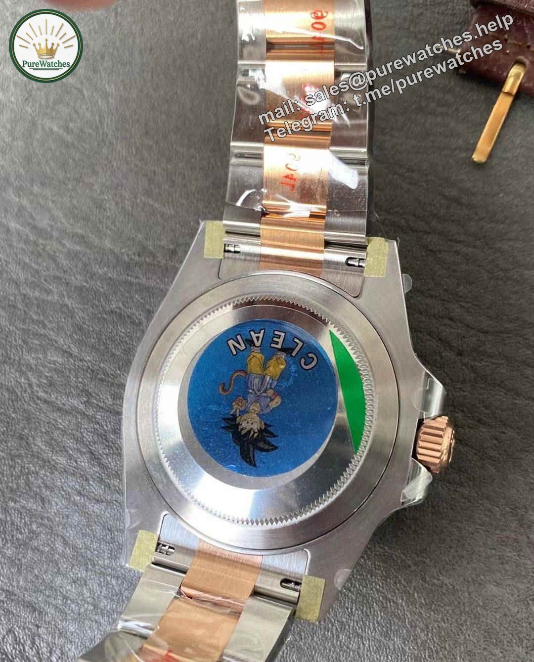 Clean Factory GMT Master II CHNR 3285 ?C Premium CHNR Two-Tone Bezel GMT Replica Watch - Image 8