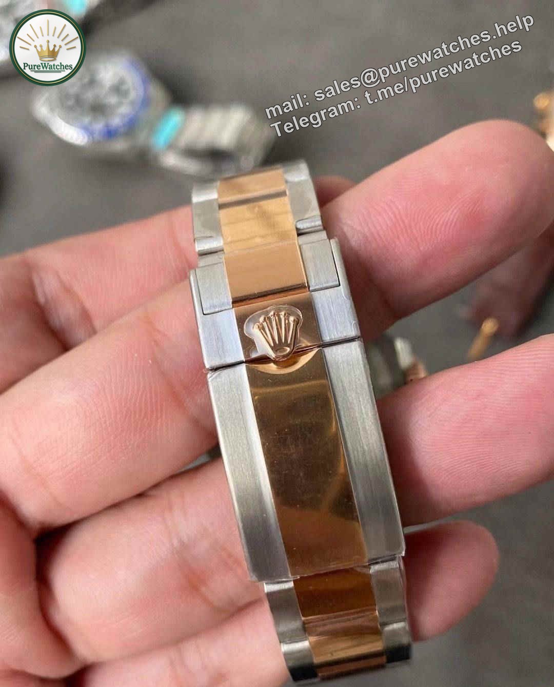 Clean Factory GMT Master II CHNR 3285 ?C Premium CHNR Two-Tone Bezel GMT Replica Watch - Image 4