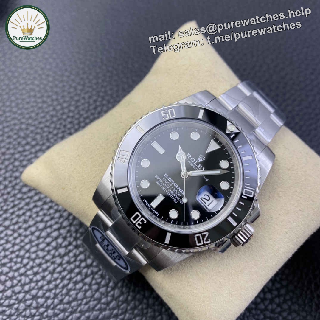 Clean Factory Rolex 116610LN – Premium Submariner Black 40mm Replica - Image 8