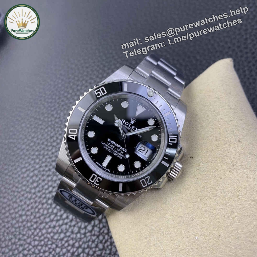 Clean Factory Rolex 116610LN – Premium Submariner Black 40mm Replica - Image 3
