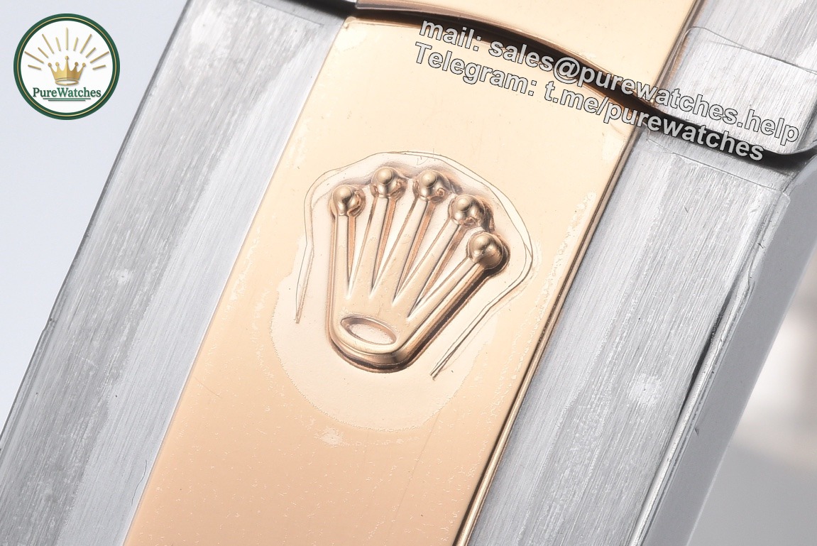 Clean Factory Rolex Datejust 41 126331 Chocolate Dial Rose Gold Super Clone 3235 - Image 9