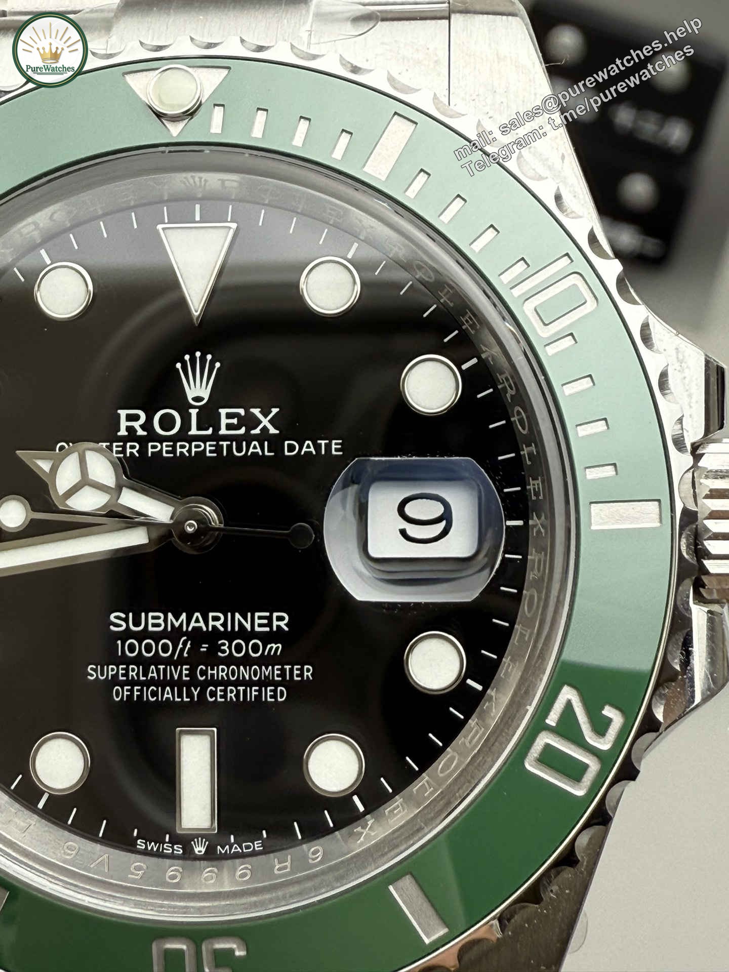 Clean Factory Rolex Submariner 126610LV – 41mm Green Water Ghost Replica - Image 8