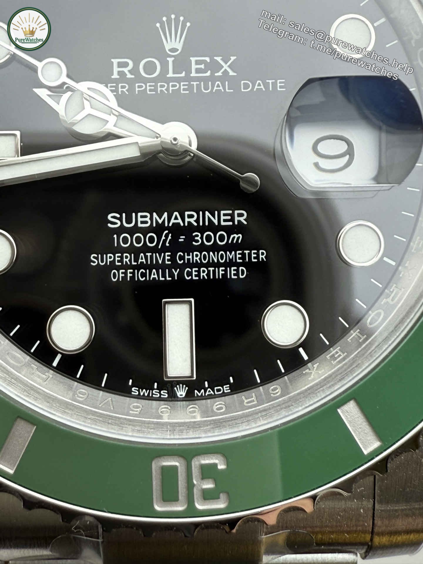 Clean Factory Rolex Submariner 126610LV – 41mm Green Water Ghost Replica - Image 9