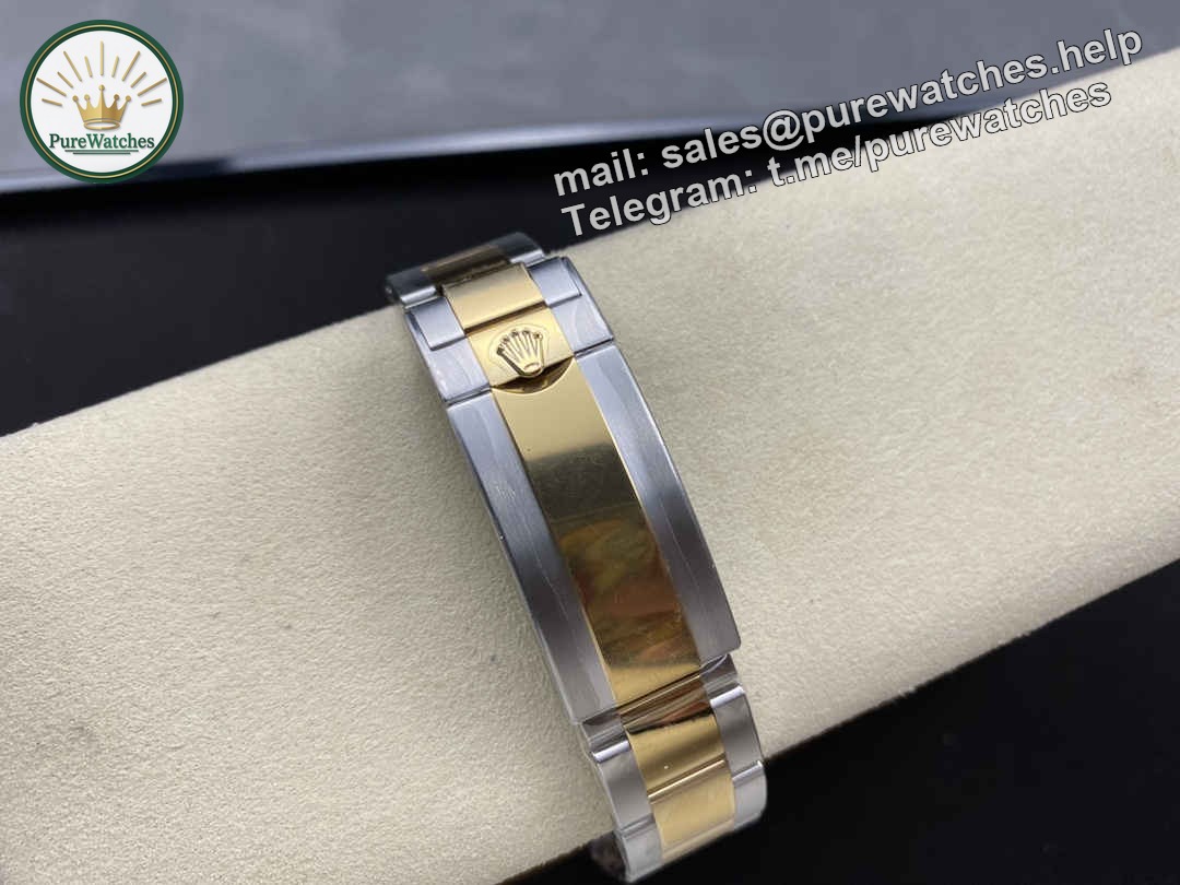 Clean Factory Rolex Submariner 126613LB – 41mm Two-Tone Blue Submariner Replica with 3235 Movement - Image 7