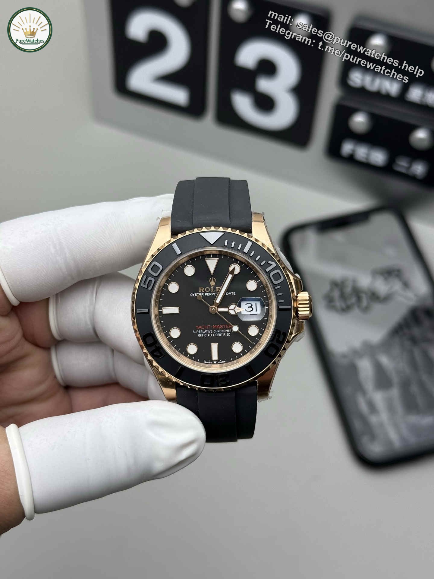 Clean Factory Yacht-Master 40mm Everose – Premium 3235 Automatic Movement Luxury Replica Watch