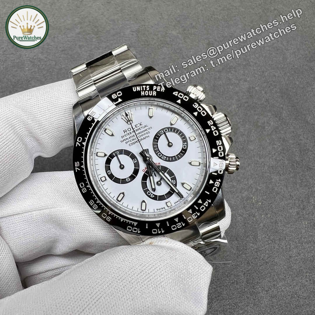 Clean Rolex Daytona 116500 4130 Panda Dial Replica �C 40mm 904L Steel | Super Clone Chronograph - Image 2