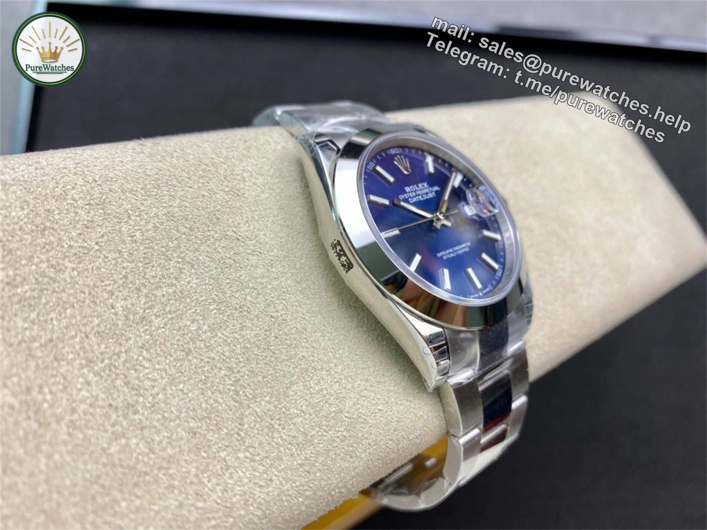Rolex Datejust 41 Replica 126300 Blue Dial – VS Factory Review - Image 9