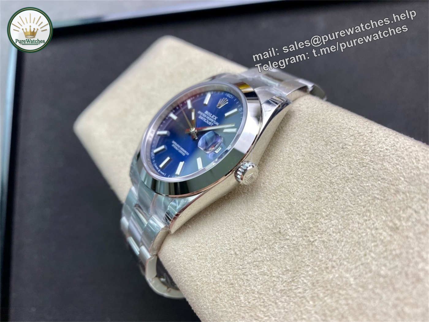 Rolex Datejust 41 Replica 126300 Blue Dial – VS Factory Review - Image 4