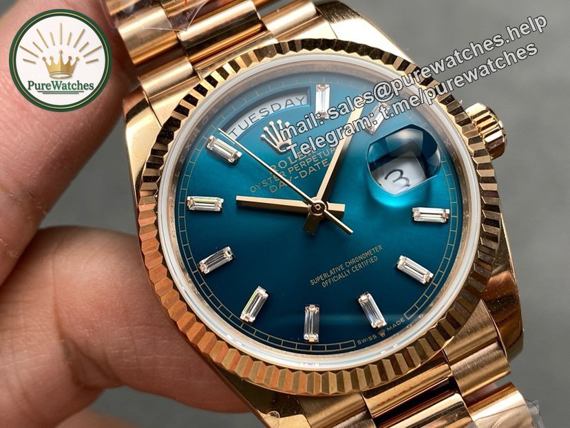 QF Factory Day Date 36 Rolex Replica – 36 mm Full-Weight Dress Watch - Image 9