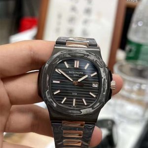 DIW Patek Nautilus 5711 Replica | Carbon & Rose Gold Super Clone