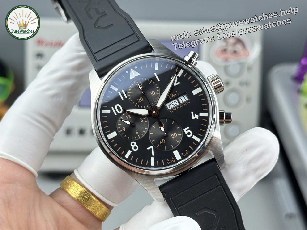 IWC Pilot IW378009 Replica – F1® APXGP Chronograph Limited Edition - Image 3