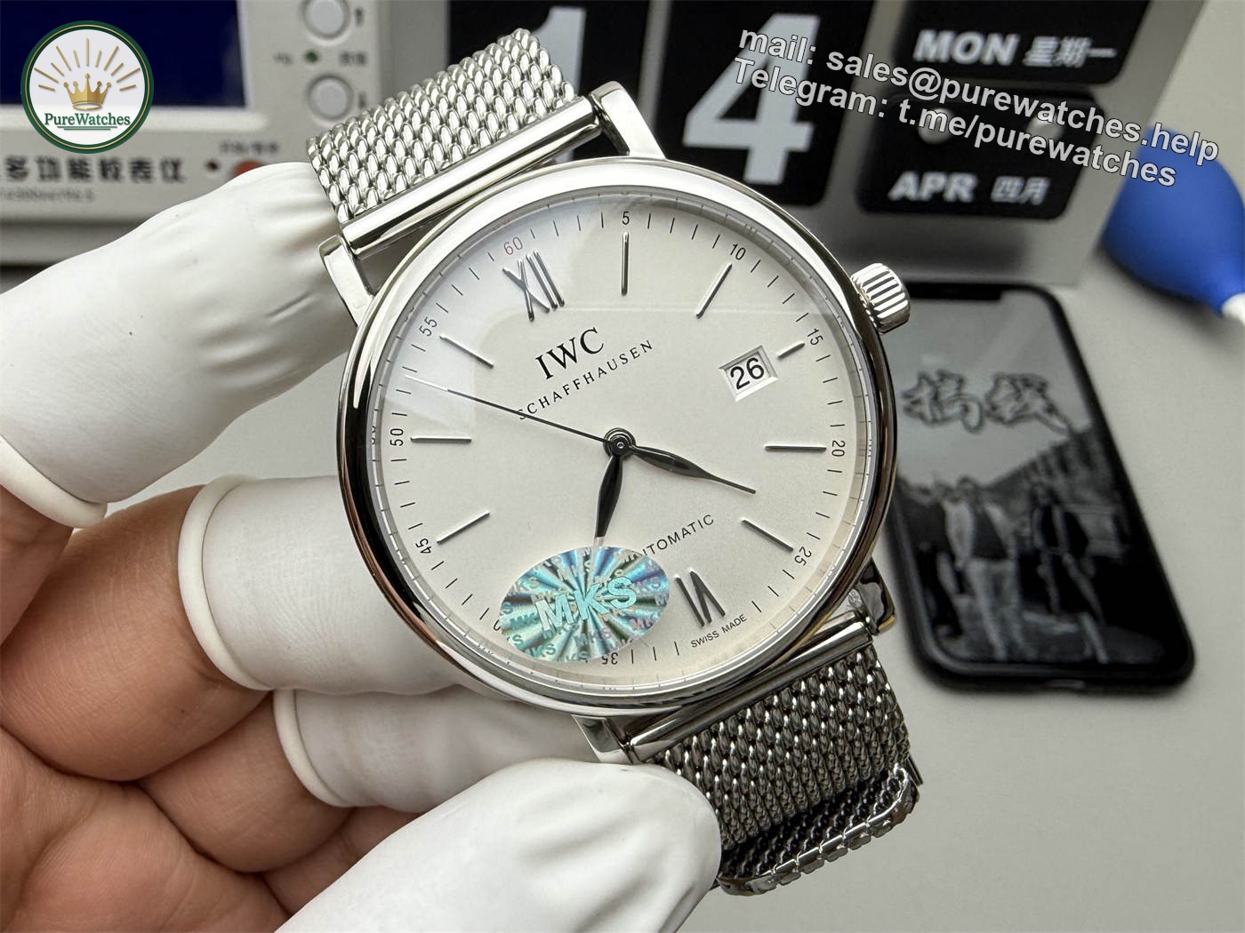 IWC Portofino IW356505 Replica – Stainless Steel Automatic 40mm - Image 2